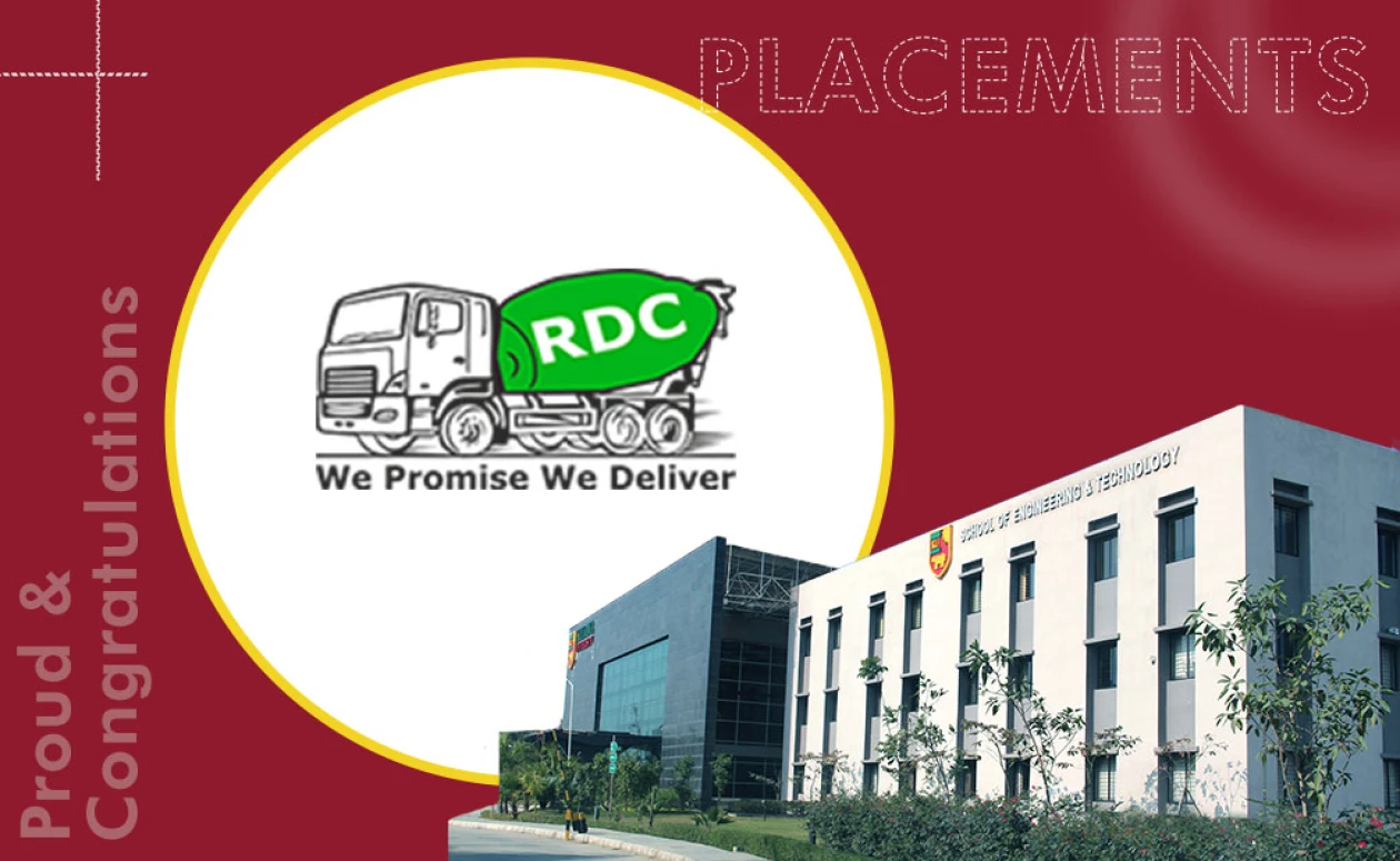 BTech CE student got placed as Graduate Engineer Trainee  at M/s .RDC Concrete (India) Pvt. Ltd