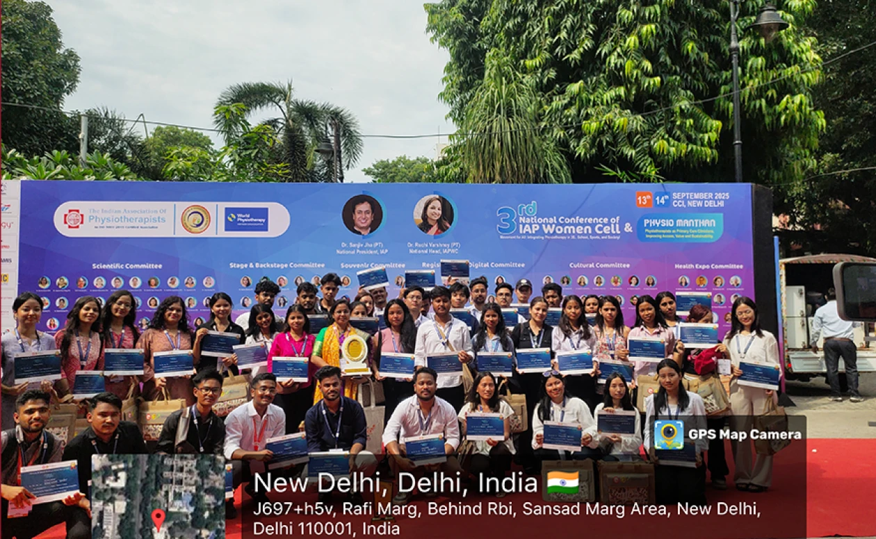 Department of Physiotherapy participate at the 3rd IAP Women Cell Conference and Physiomanthan