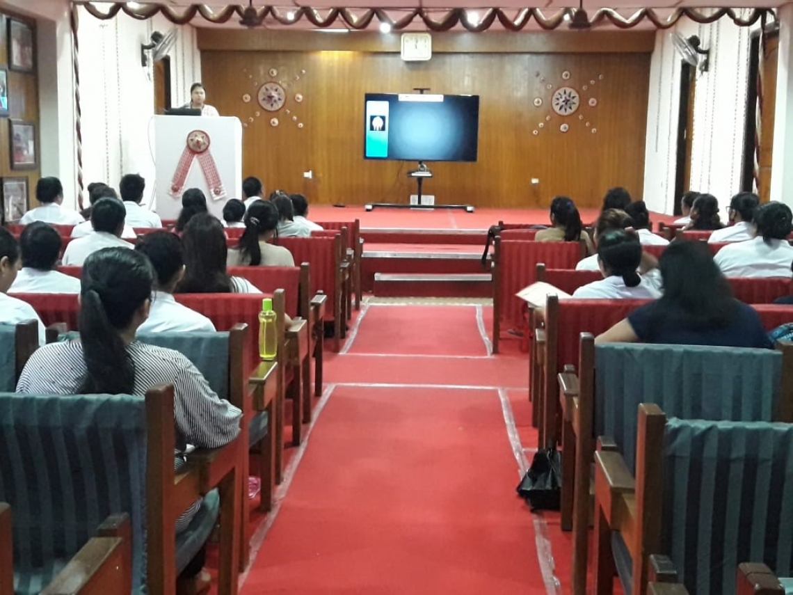 Session on 5S Methodology conducted by KU MBA (Hospital Administration) student at GNRC, Dispur